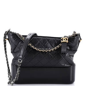 Chanel Medium Gabrielle Hobo Quilted Aged Calfskin